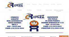 Desktop Screenshot of cortezmoveis.com.br
